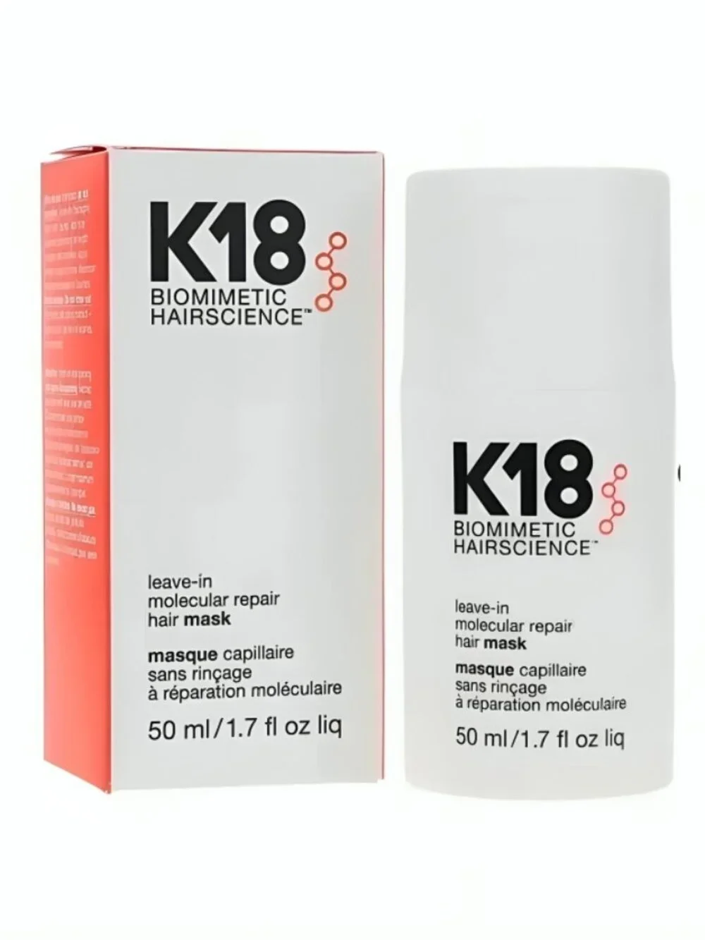 K18 Biomimetic Hairscience Leave-In Hair Mask 50ml Full Size New